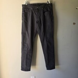 Bonobos‎ Mens Gray Dark Wash Slim Fit Straight Leg Jeans Size 34x34